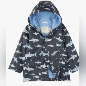 EUC Hatley Boys' Button-up Printed Rain SZ 2